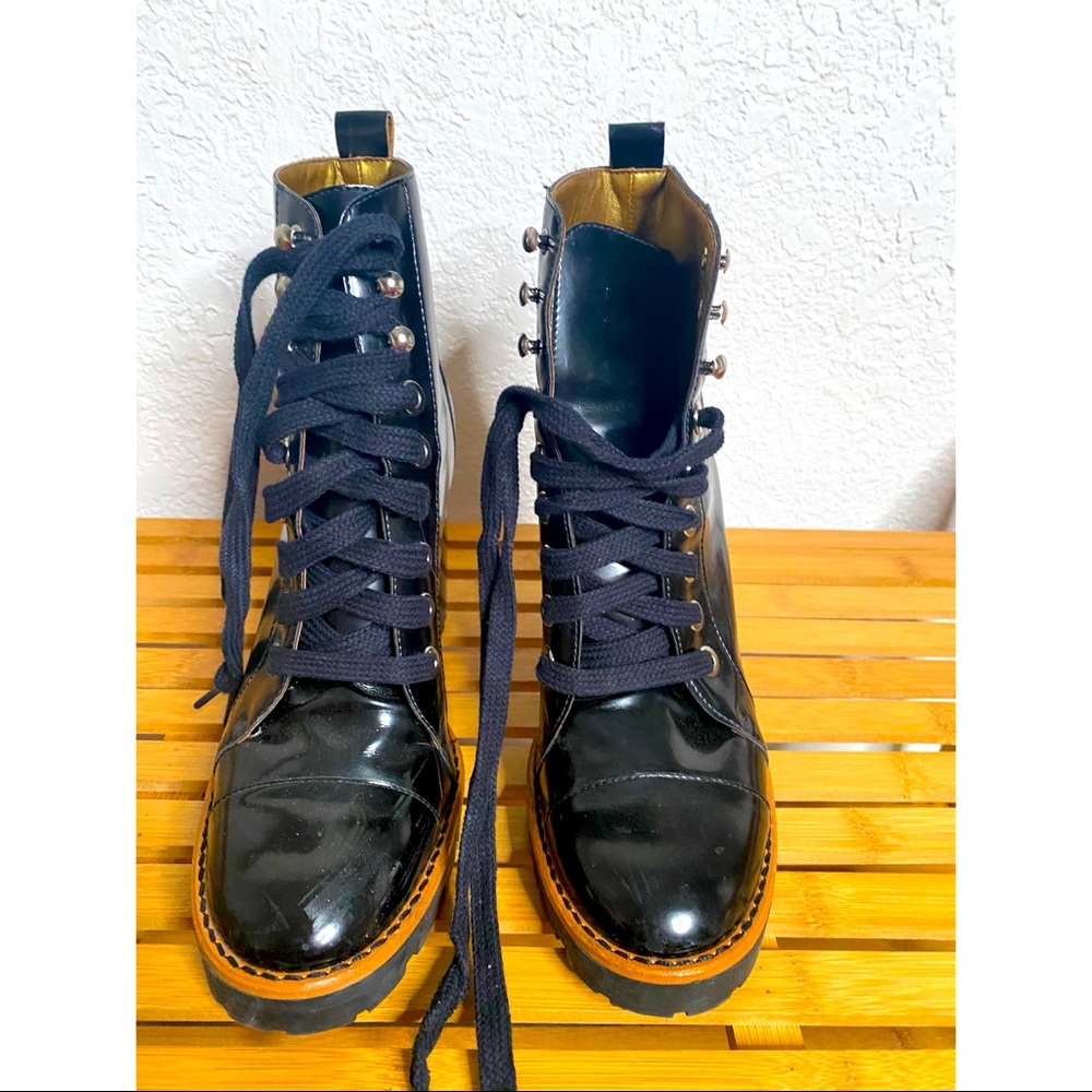 Prune Black Boots